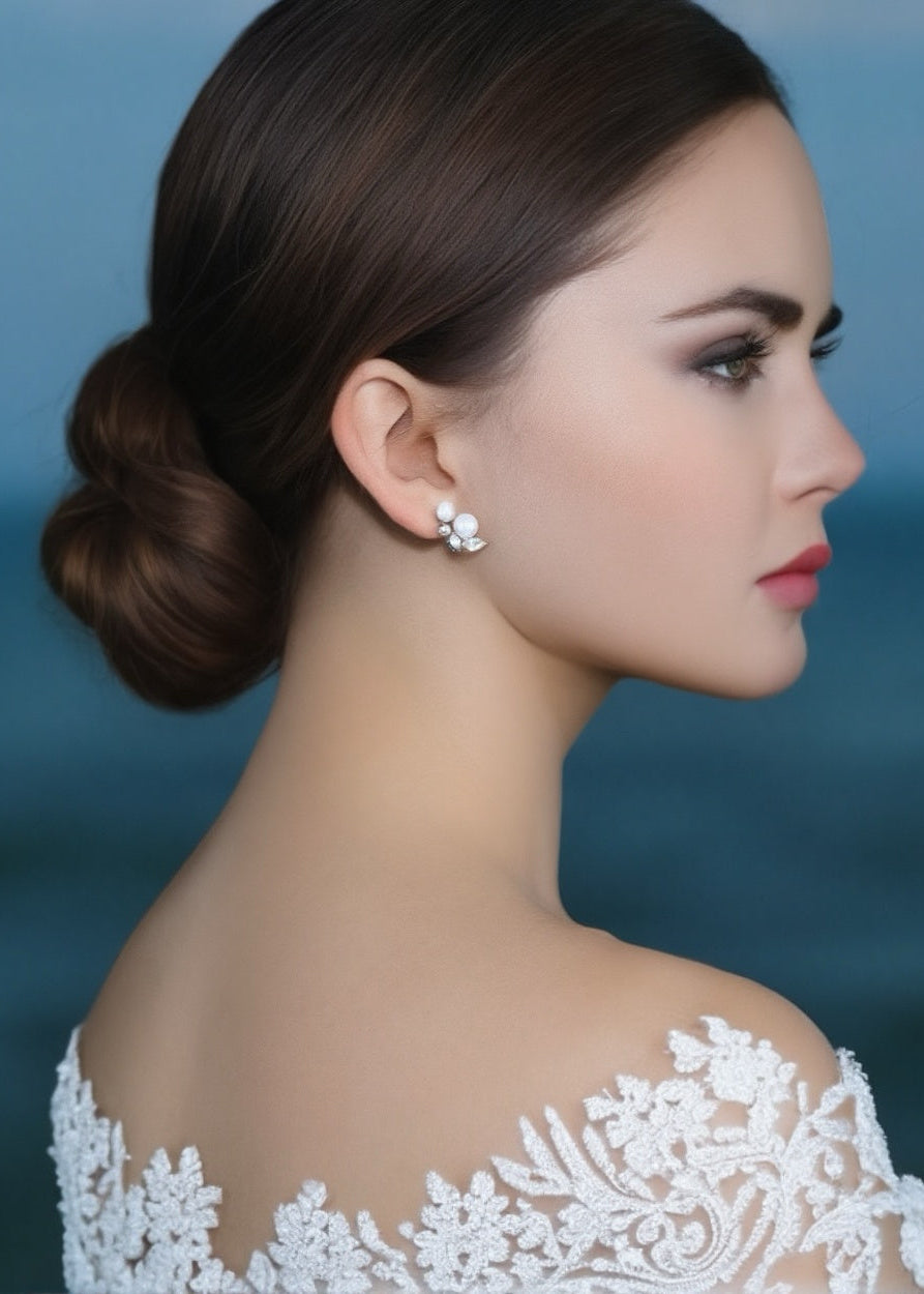 Petite Pearl Bloom Studs