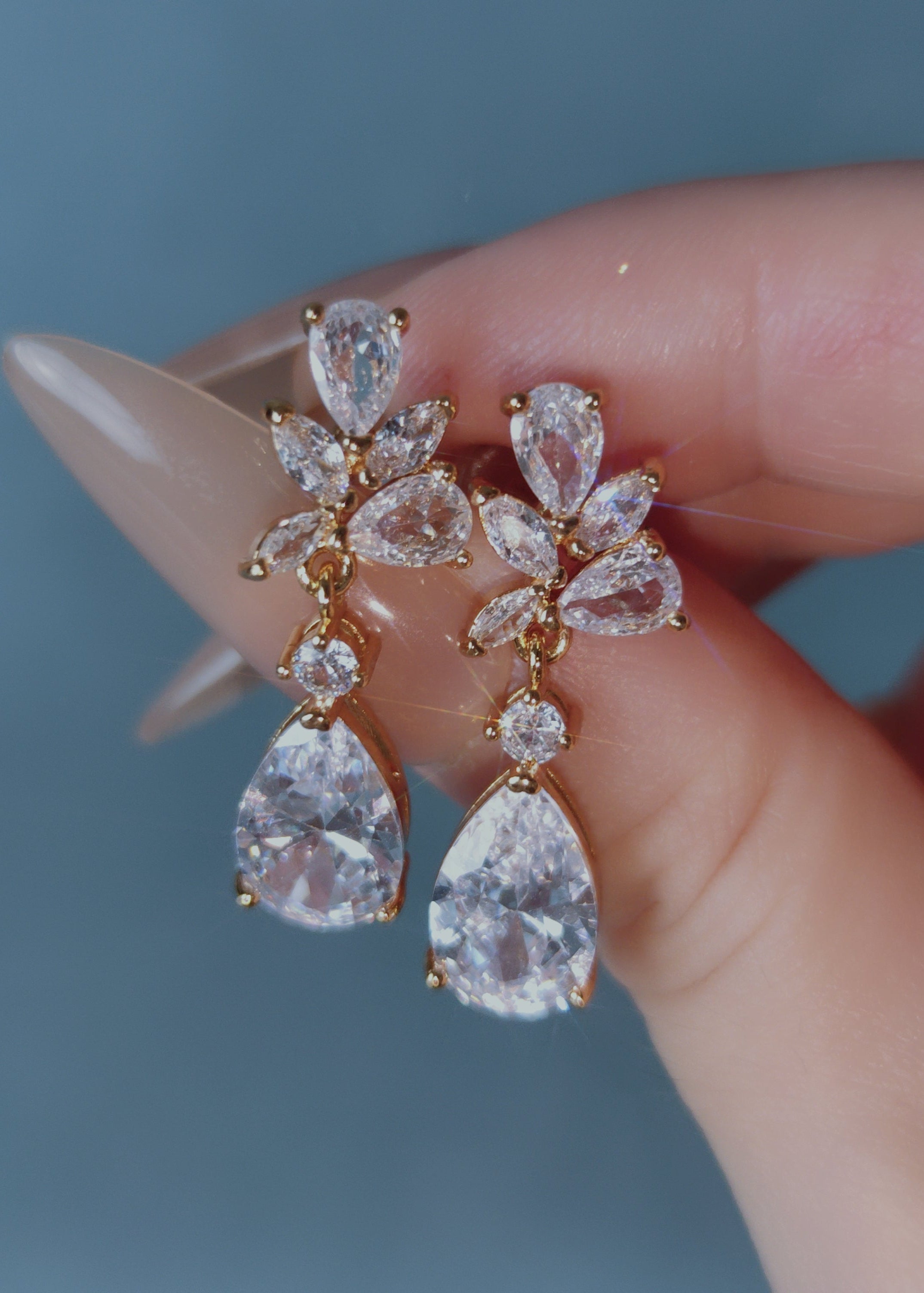 Fleur Drop Earrings