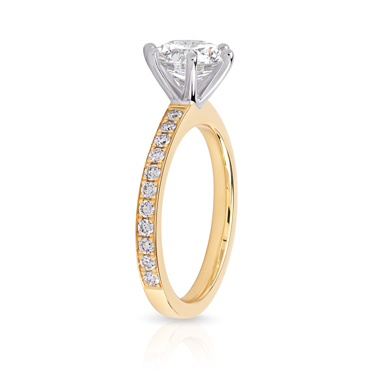 Valerie Pave Lab Grown Diamond Engagement Ring