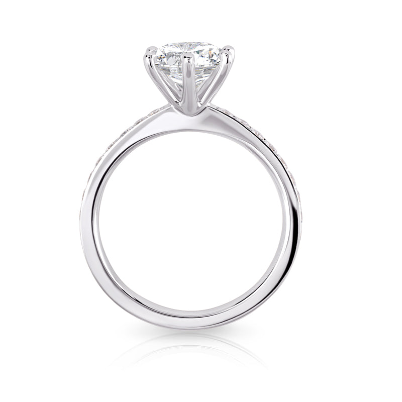 Valerie Pave Lab Grown Diamond Engagement Ring