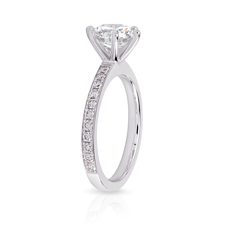 Valerie Pave Lab Grown Diamond Engagement Ring