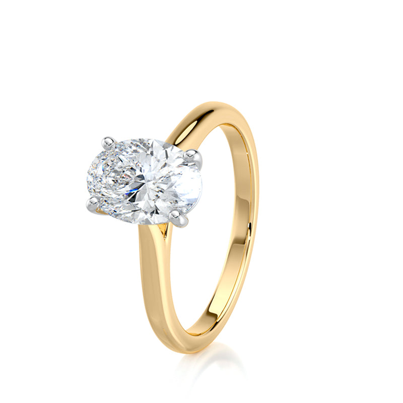 Grace Lab Grown Diamond Engagement Ring