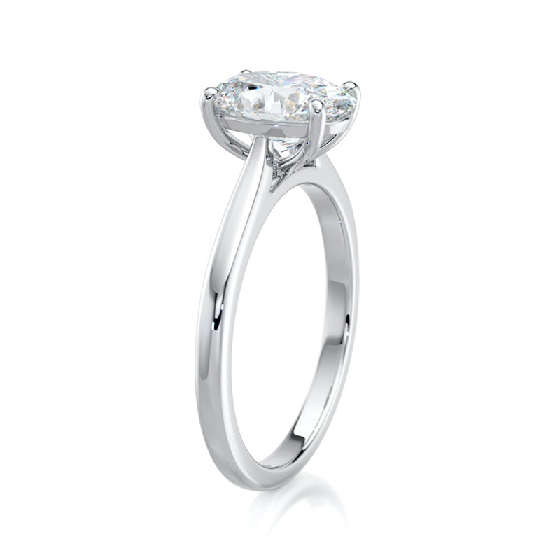 Grace Lab Grown Diamond Engagement Ring