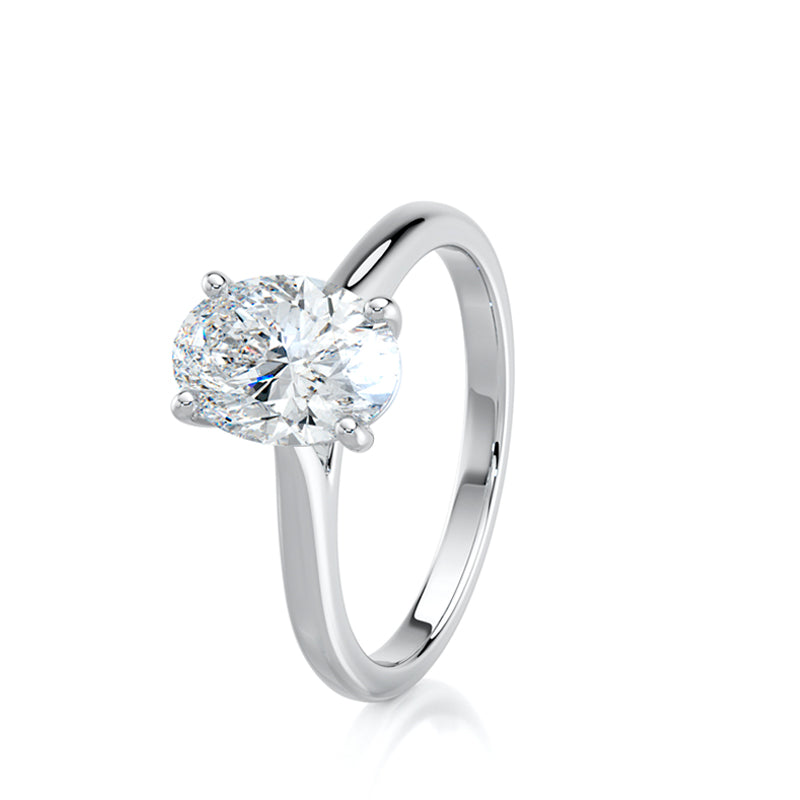 Grace Lab Grown Diamond Engagement Ring