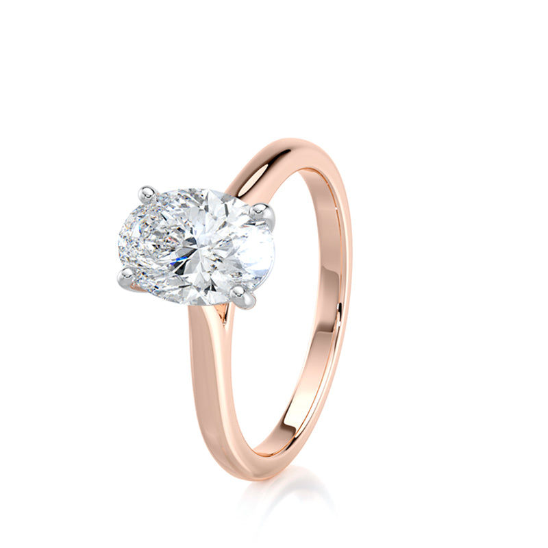 Grace Lab Grown Diamond Engagement Ring