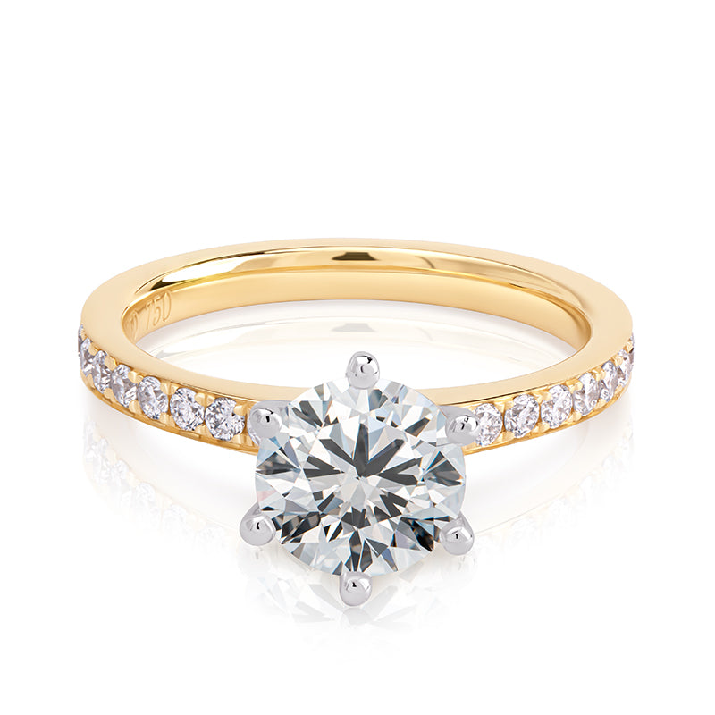 Valerie Pave Lab Grown Diamond Engagement Ring