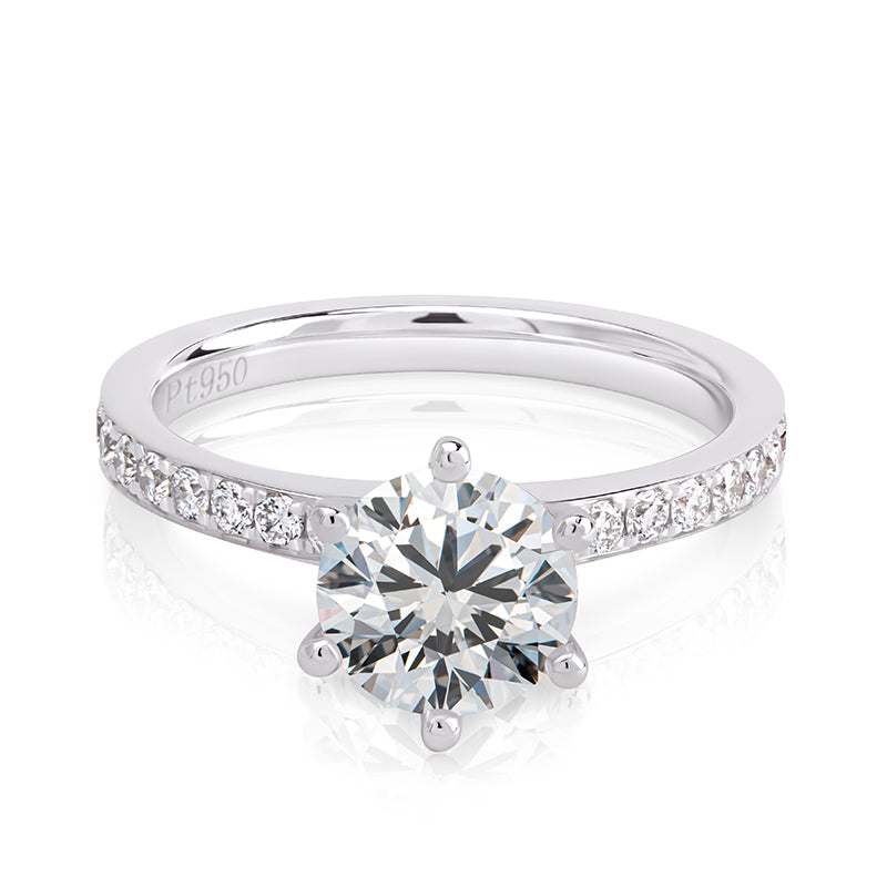 Valerie Pave Lab Grown Diamond Engagement Ring
