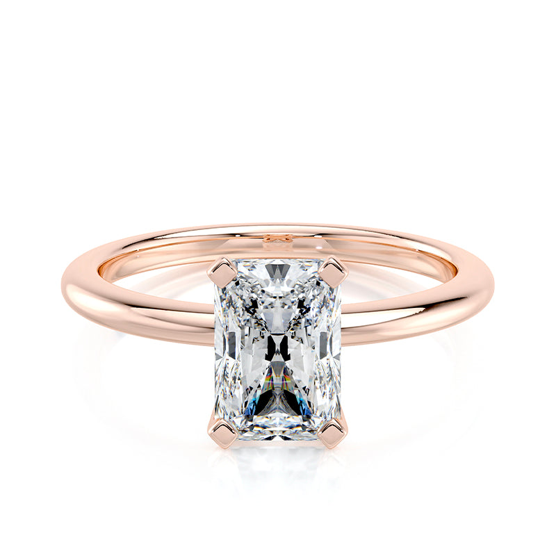 Charlotte Radiant Rose Gold Ring