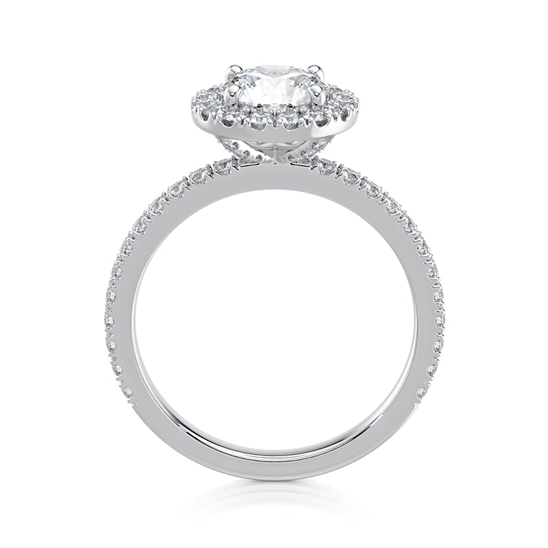 Anastasia Pavé  Lab Grown Diamond Engagement Ring