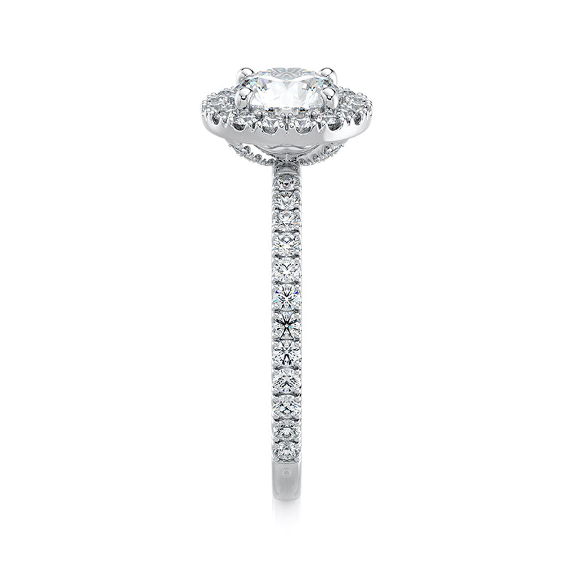 Anastasia Pavé  Lab Grown Diamond Engagement Ring