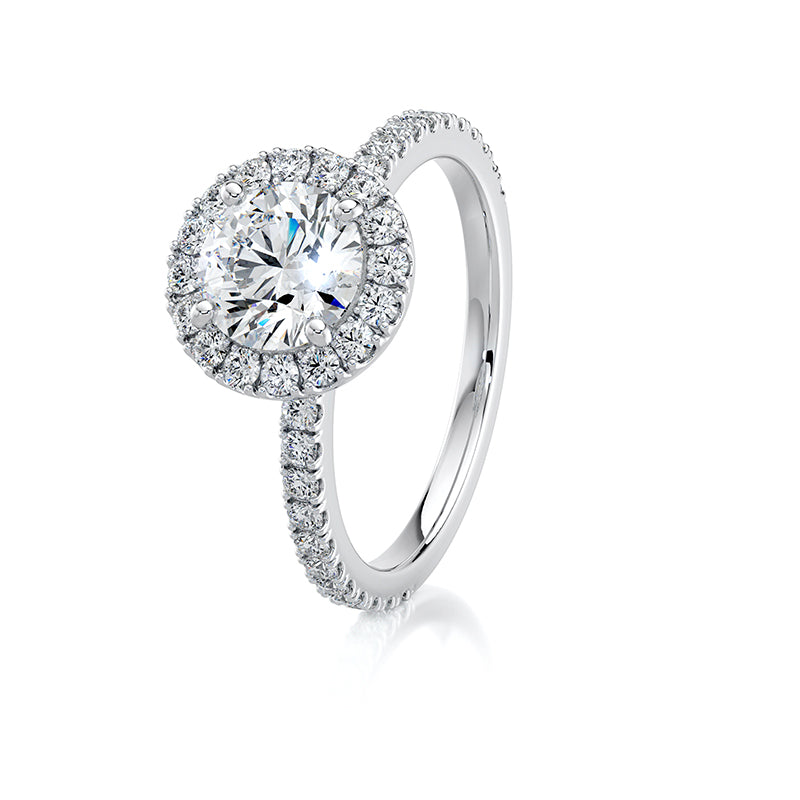 Anastasia Pavé  Lab Grown Diamond Engagement Ring