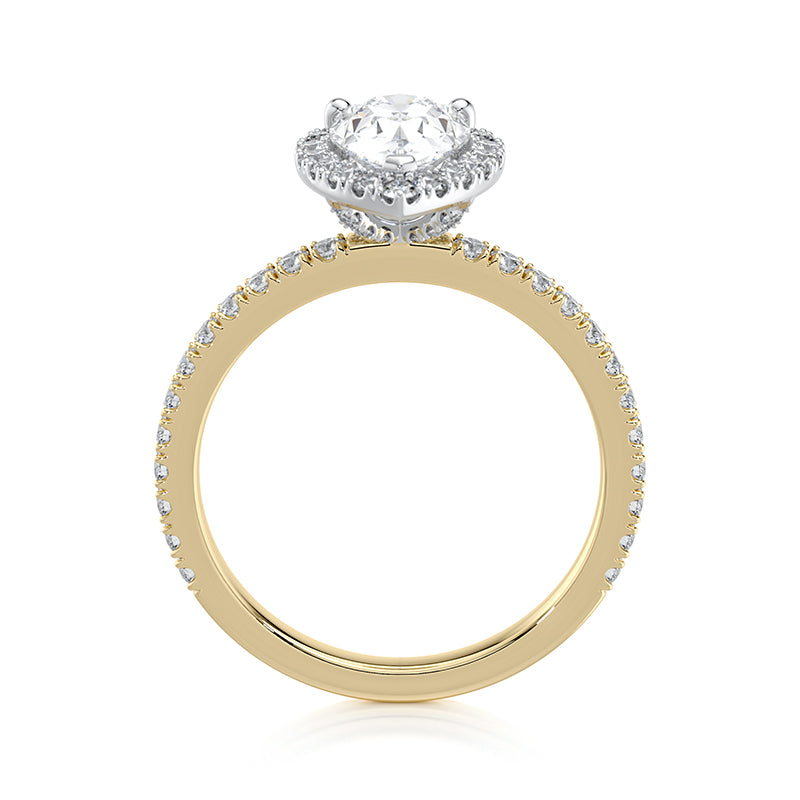 Anastasia Pavé  Lab Grown Diamond Engagement Ring