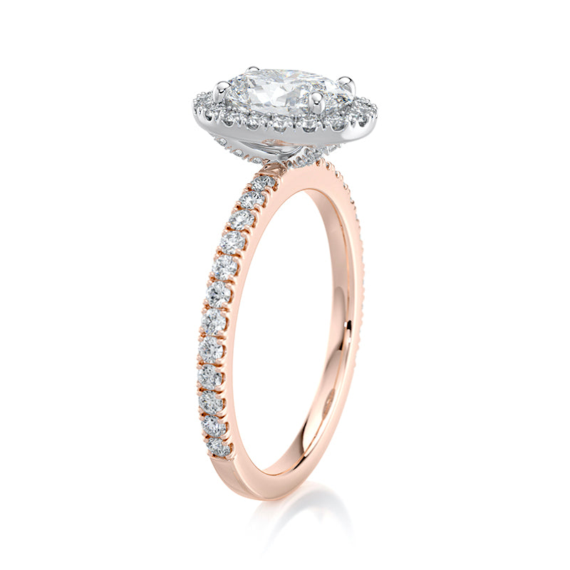 Anastasia Pavé  Lab Grown Diamond Engagement Ring