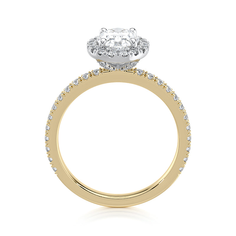 Anastasia Pavé  Lab Grown Diamond Engagement Ring