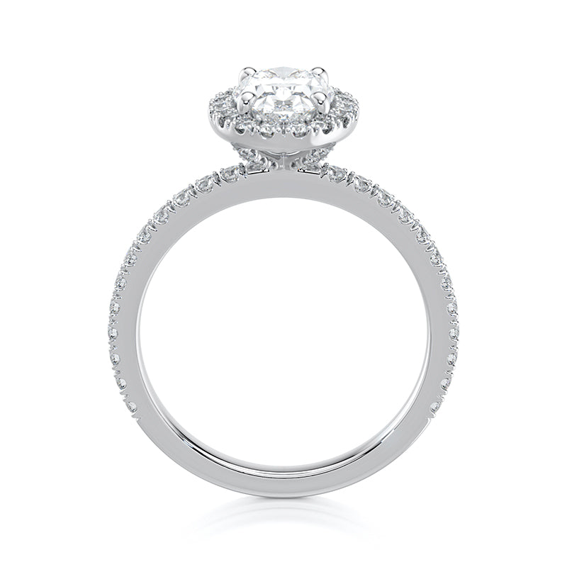 Anastasia Pavé  Lab Grown Diamond Engagement Ring