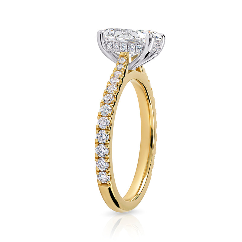 Gabrielle Lab Grown Diamond Engagement Ring