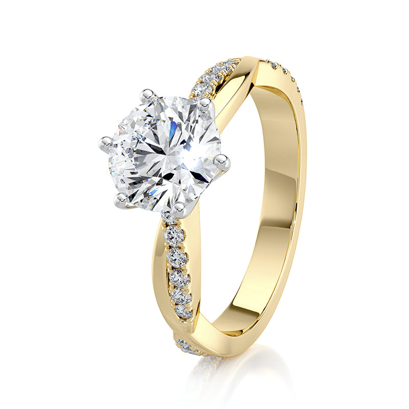 Evangeline Lab Grown Diamond Engagement Ring