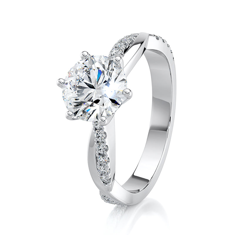 Evangeline Lab Grown Diamond Engagement Ring