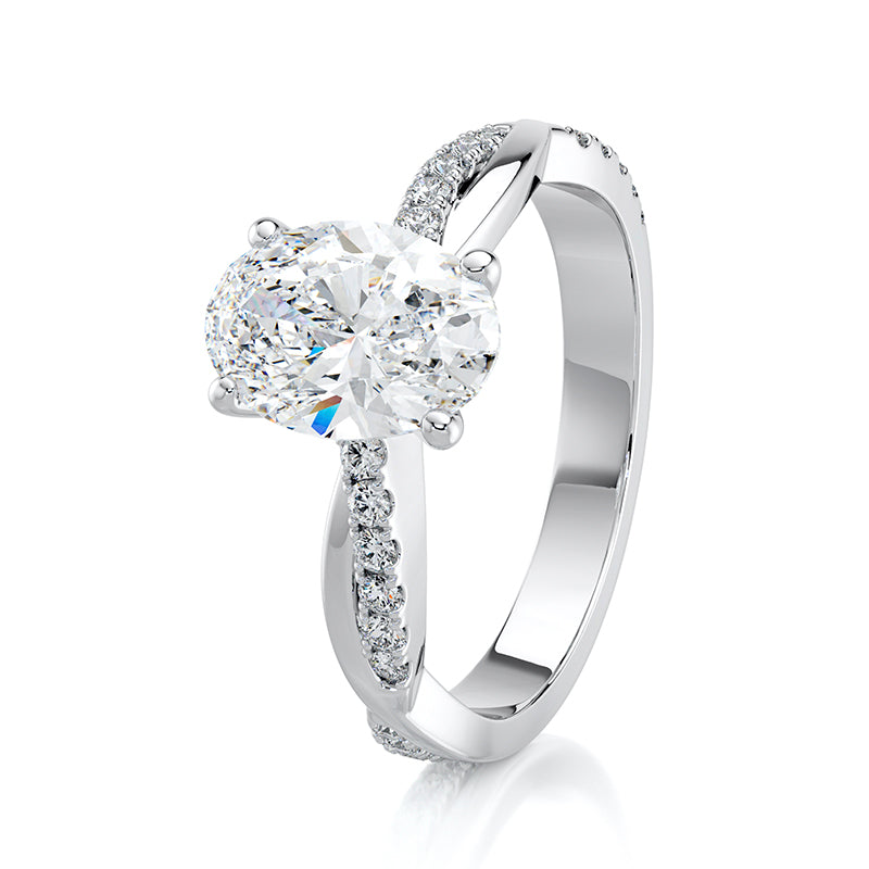 Evangeline Lab Grown Diamond Engagement Ring