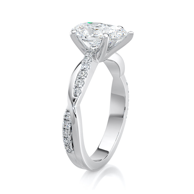 Evangeline Lab Grown Diamond Engagement Ring