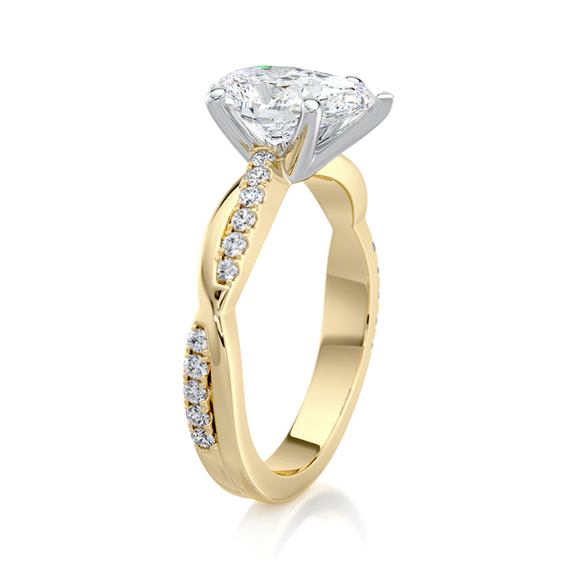 Evangeline Lab Grown Diamond Engagement Ring