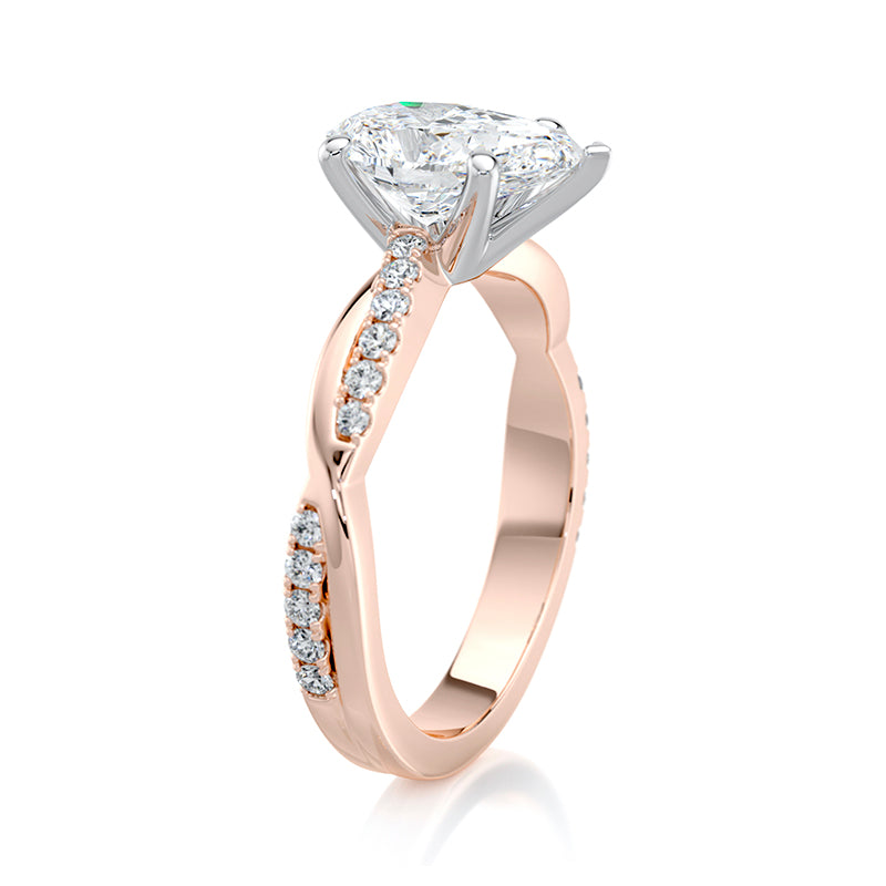 Evangeline Lab Grown Diamond Engagement Ring