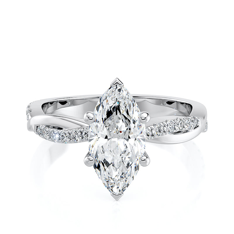 Evangeline Lab Grown Diamond Engagement Ring