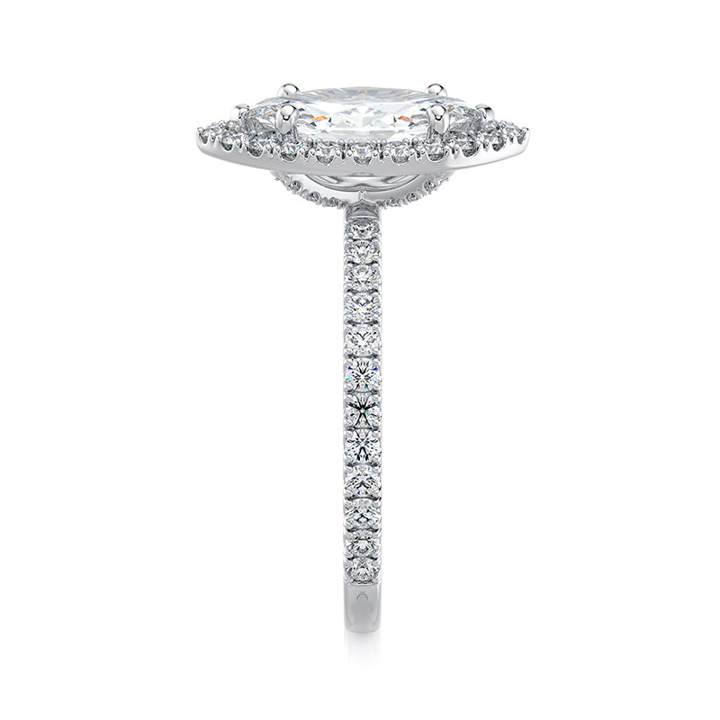 Anastasia Pavé  Lab Grown Diamond Engagement Ring