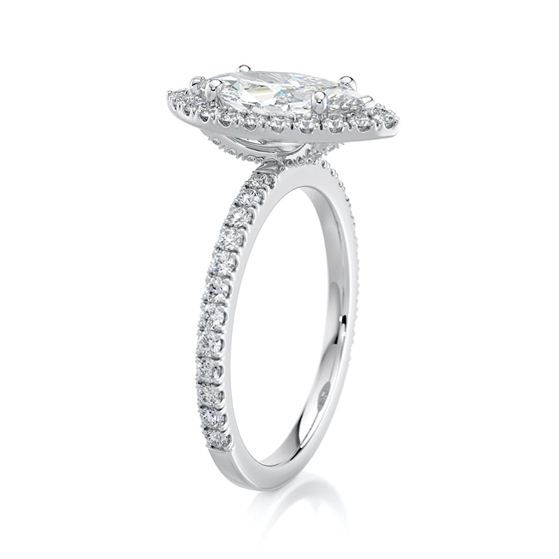 Anastasia Pavé  Lab Grown Diamond Engagement Ring