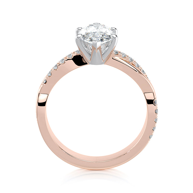 Evangeline Lab Grown Diamond Engagement Ring