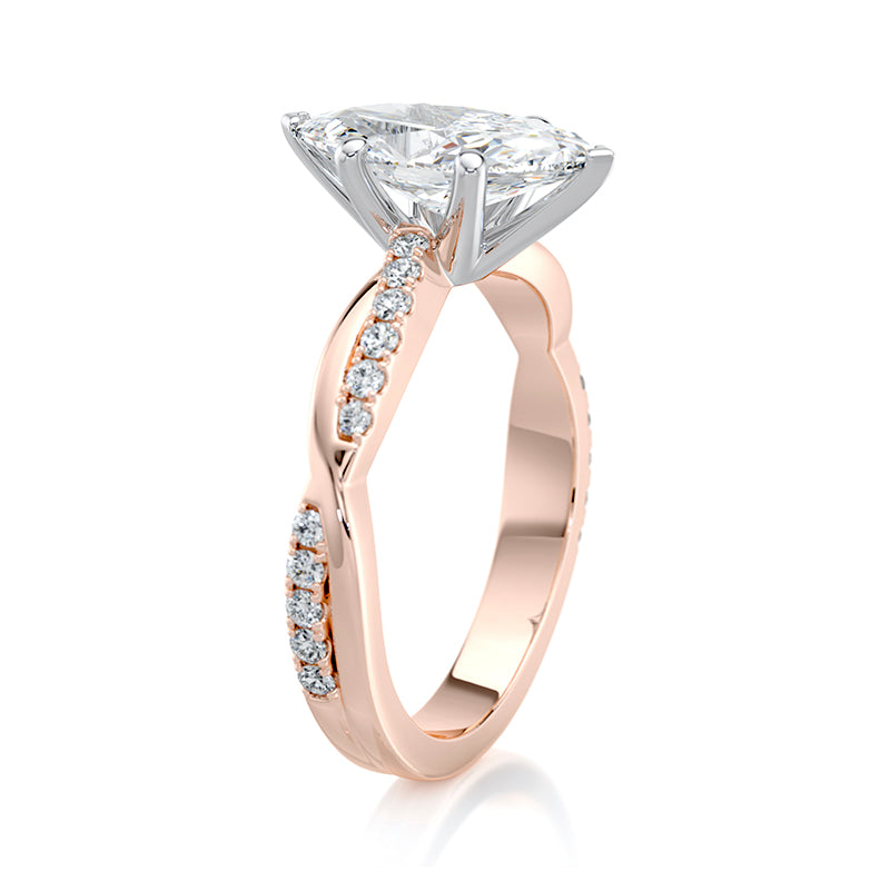 Evangeline Lab Grown Diamond Engagement Ring