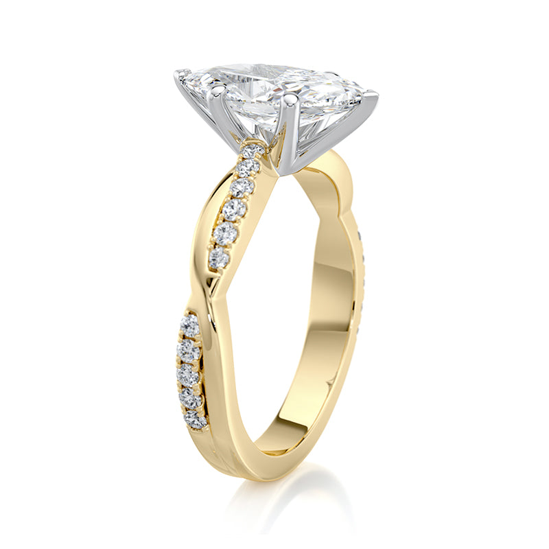 Evangeline Lab Grown Diamond Engagement Ring