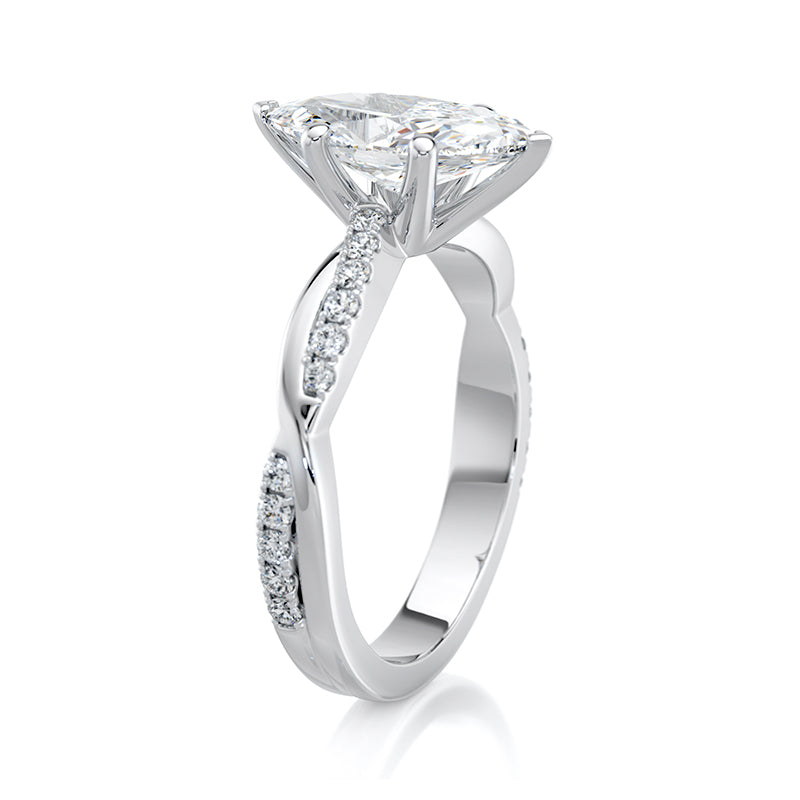 Evangeline Lab Grown Diamond Engagement Ring