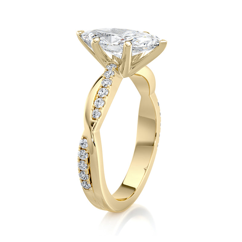Evangeline Lab Grown Diamond Engagement Ring