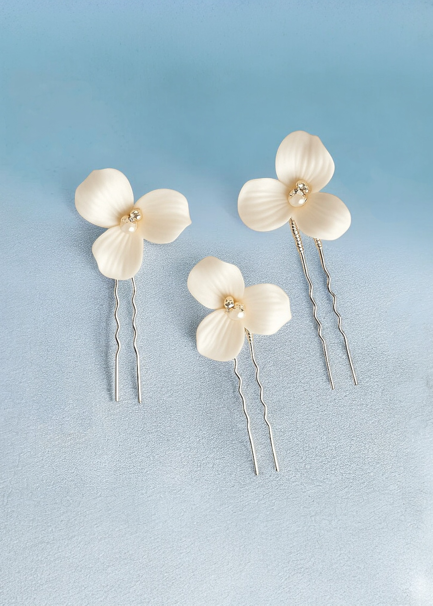 Ivory Petal Pins