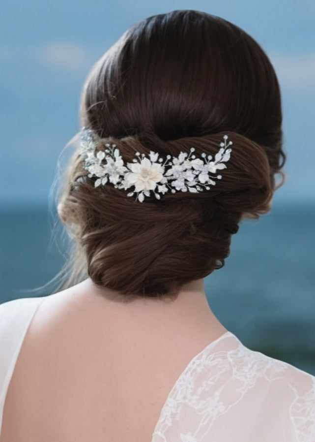 Ivory Bloom Comb