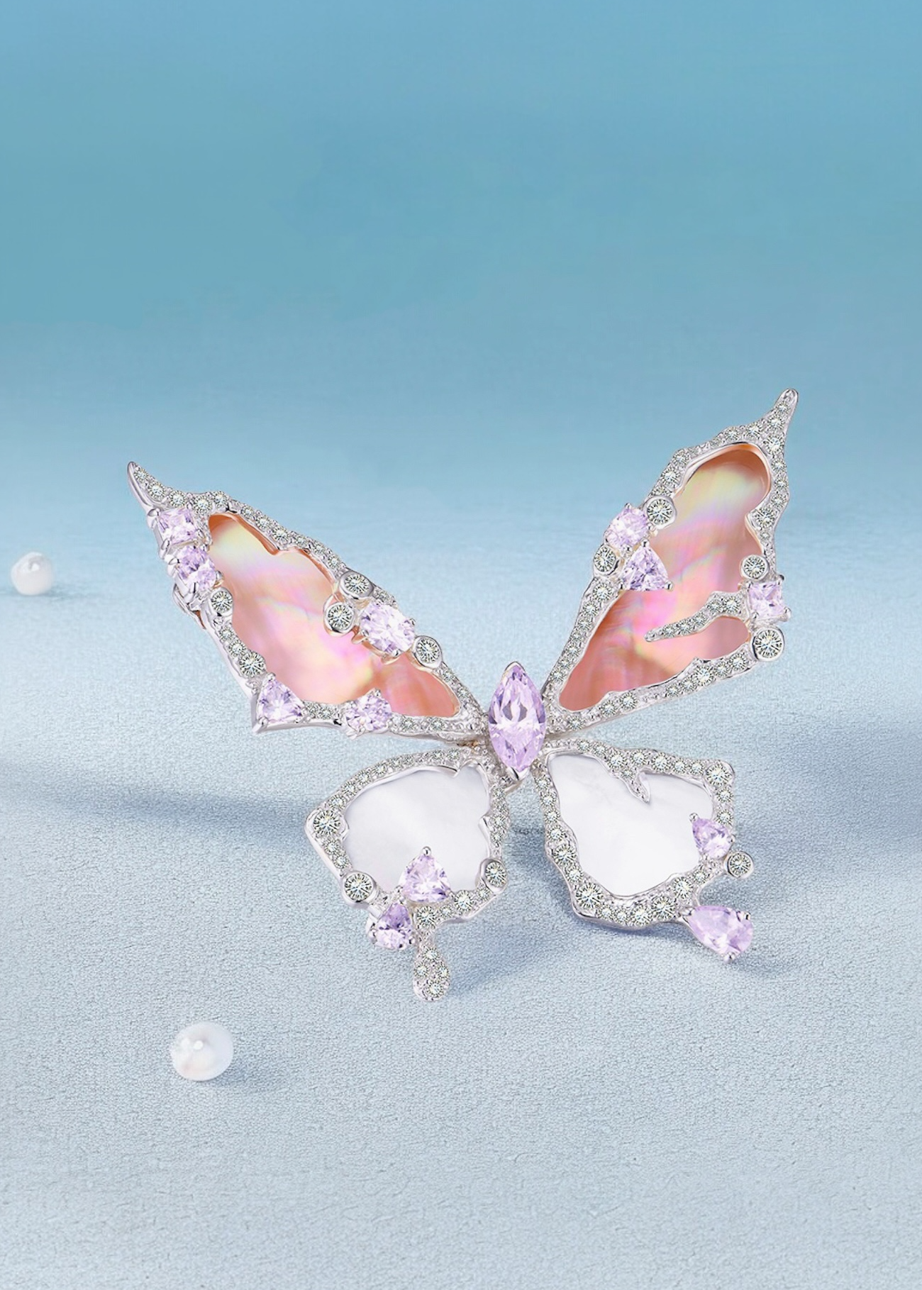 Lune Wing Brooch