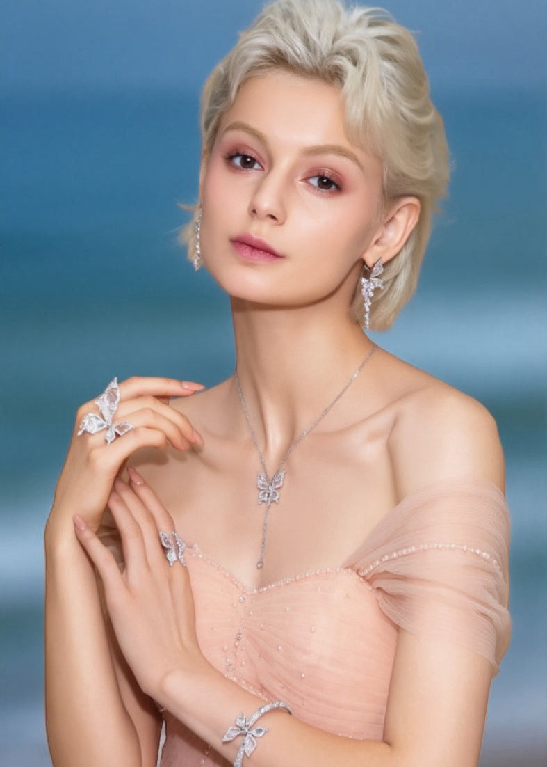 Papillon Drop Necklace