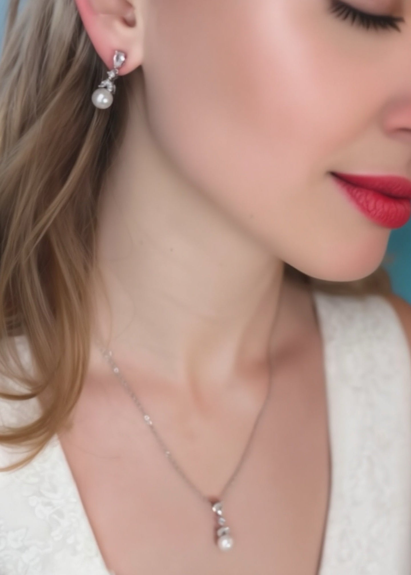 Kelsey Pearl Drop Set
