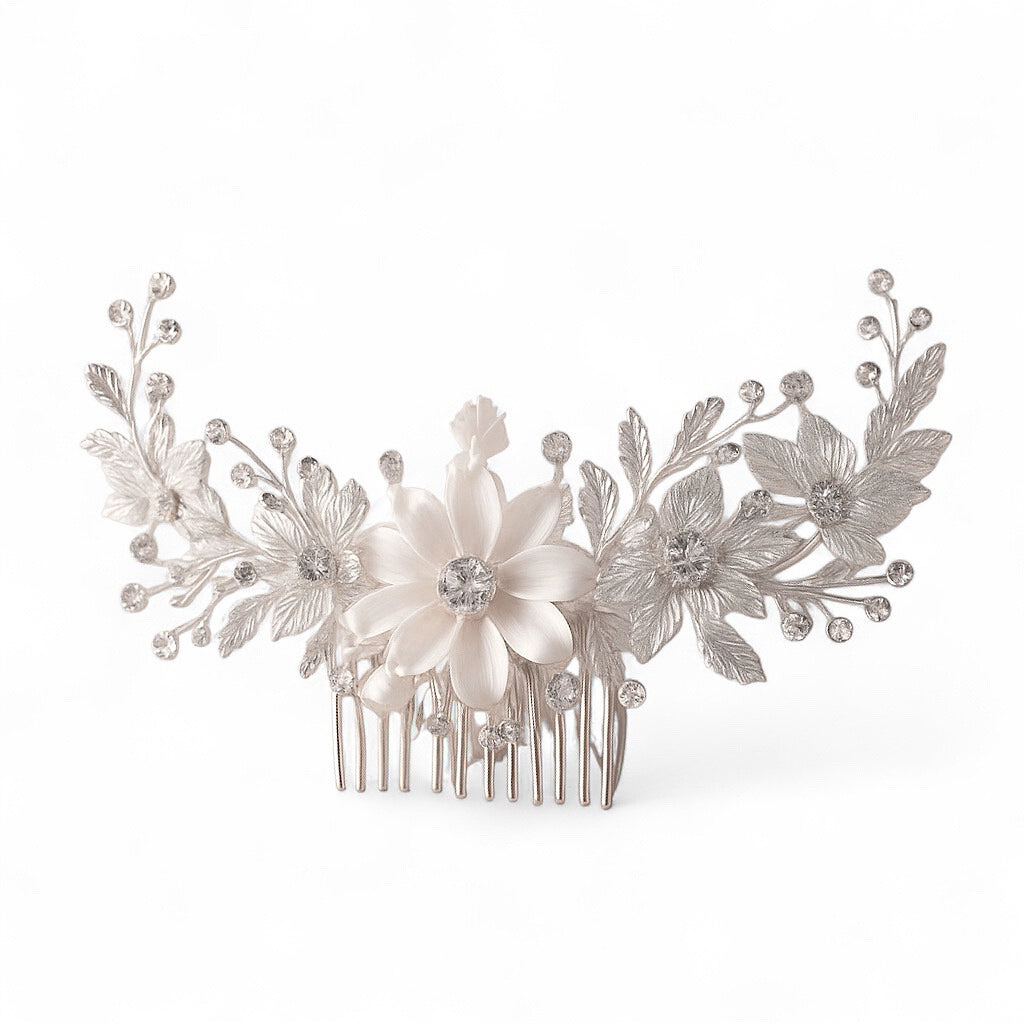 Ivory Bloom Comb