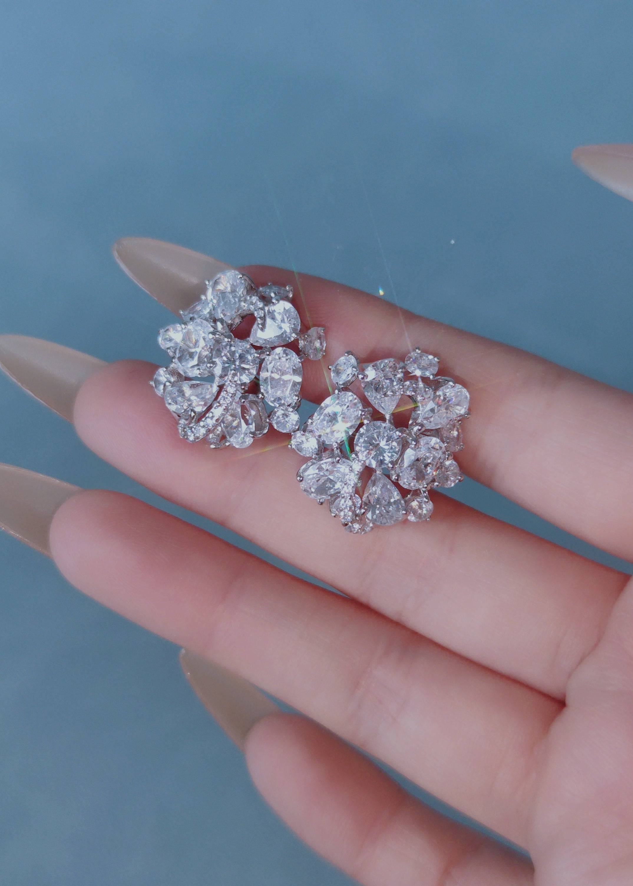 Celeste Bloom Custer Studs