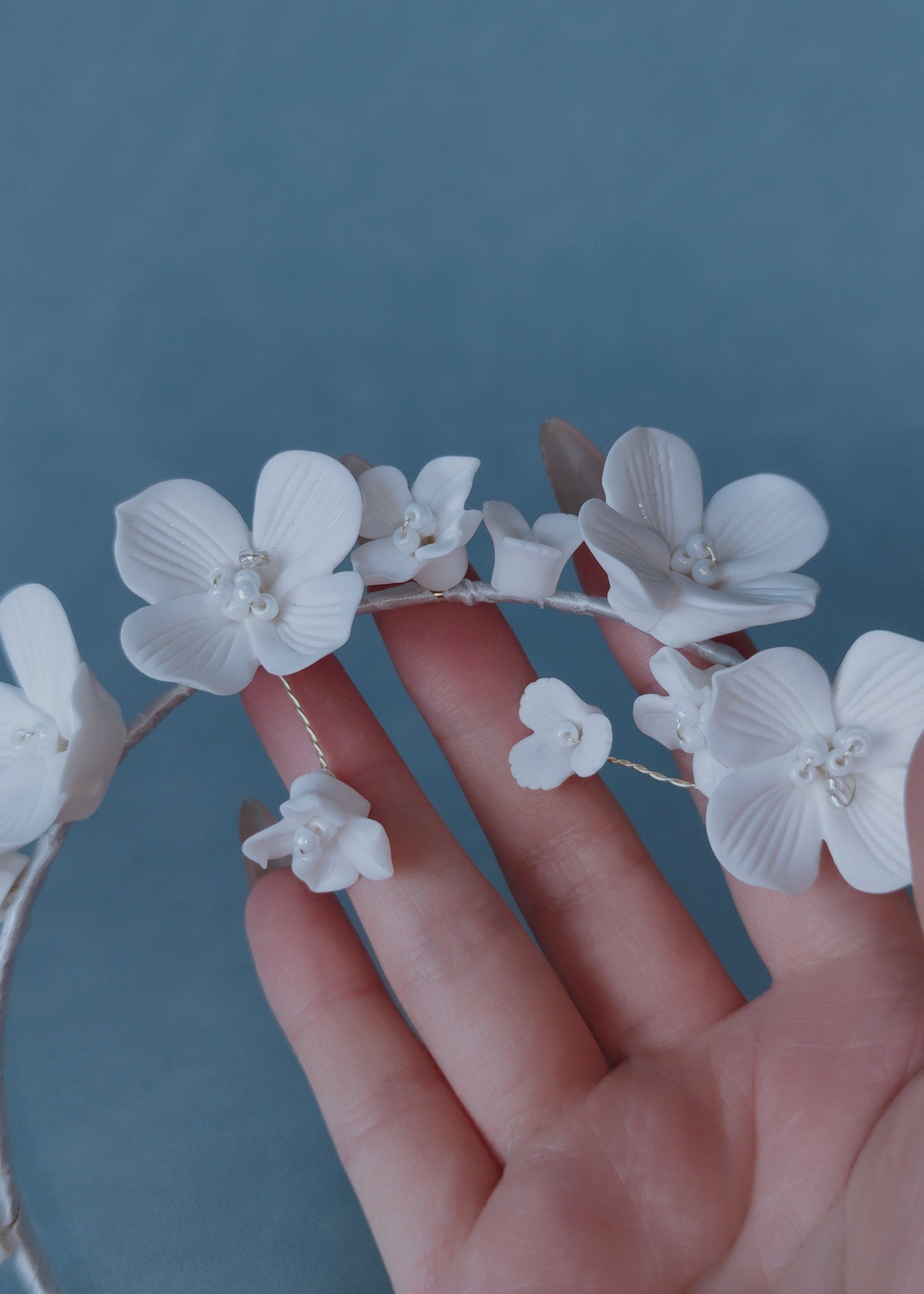 Porcelain Bloom Headband