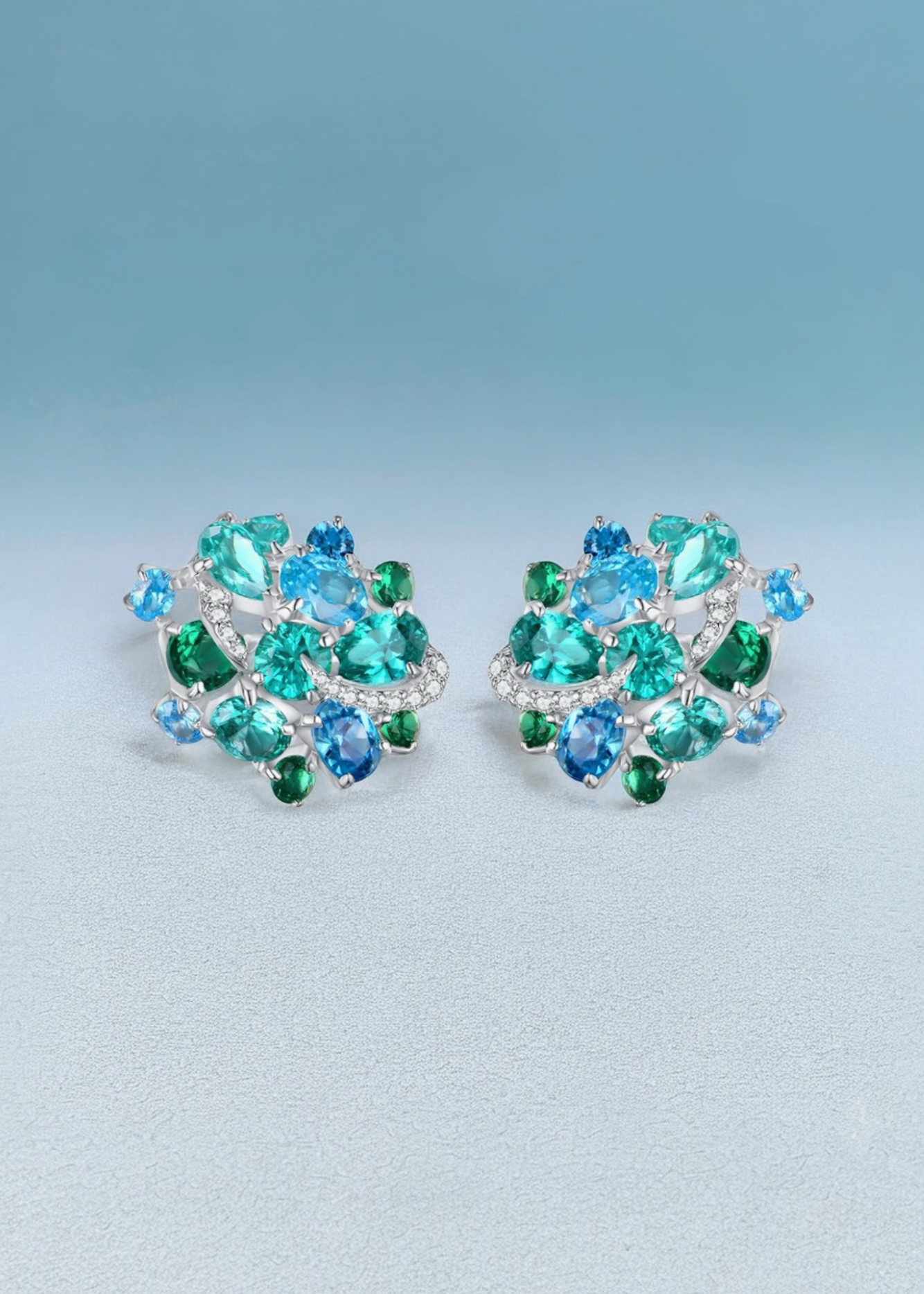 Celeste Bloom Custer Studs