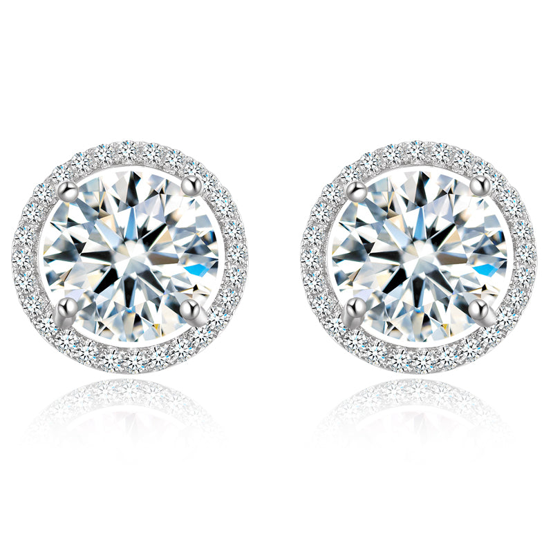Lune Halo Studs