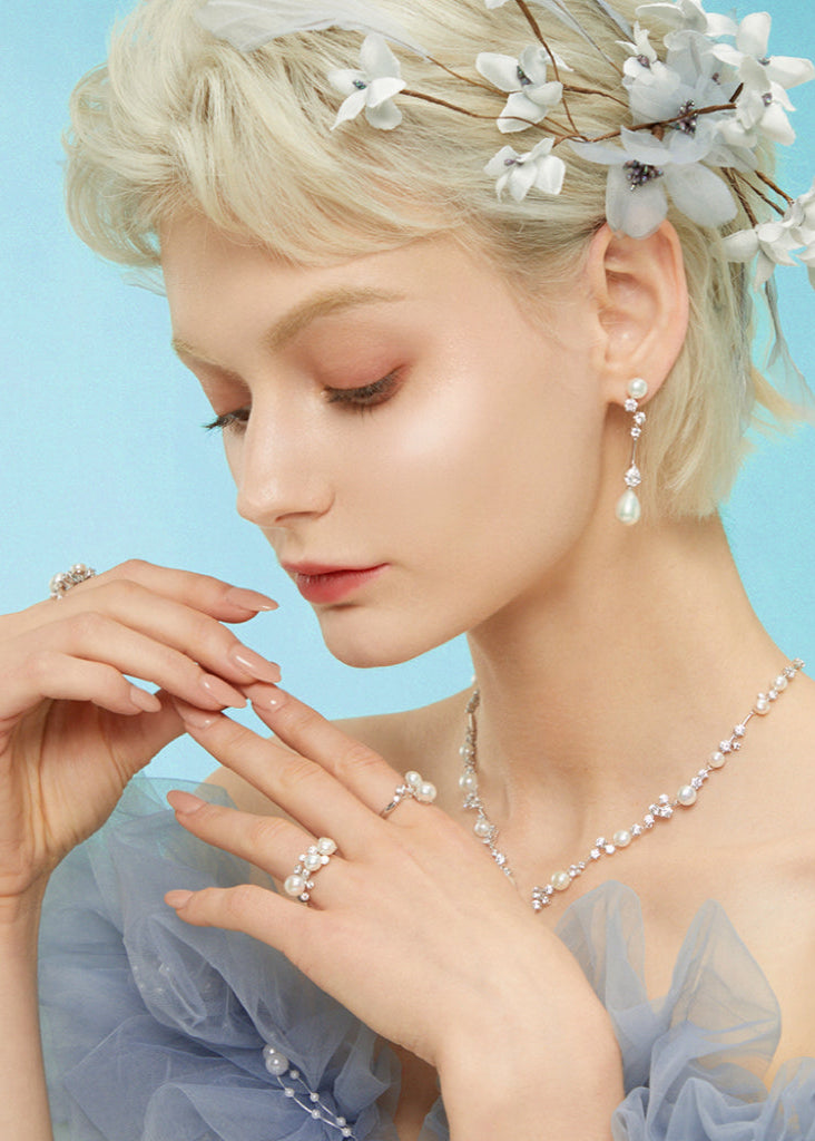 Luna Twin Pearl Ring