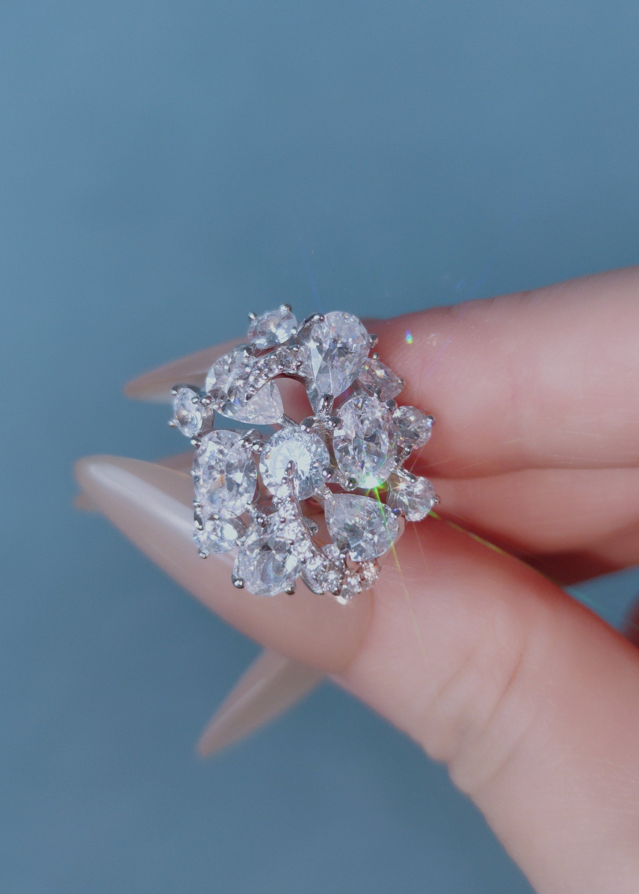 Celeste Bloom Custer Studs