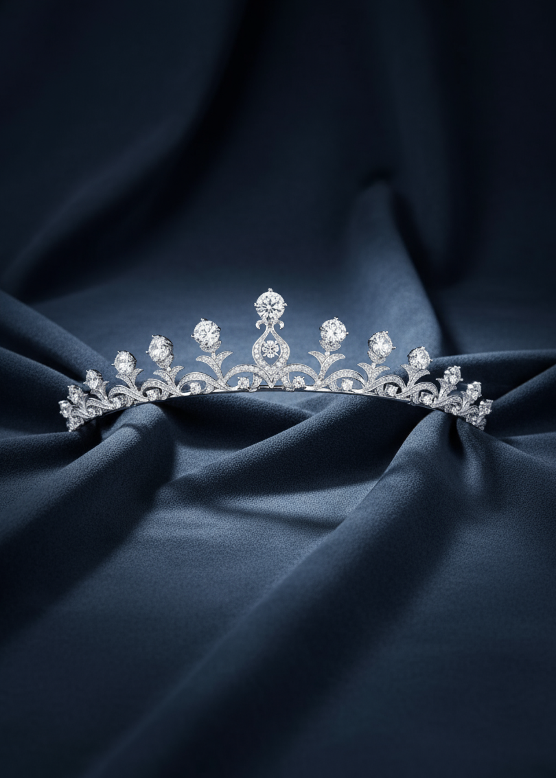 Solenne Crest Tiara