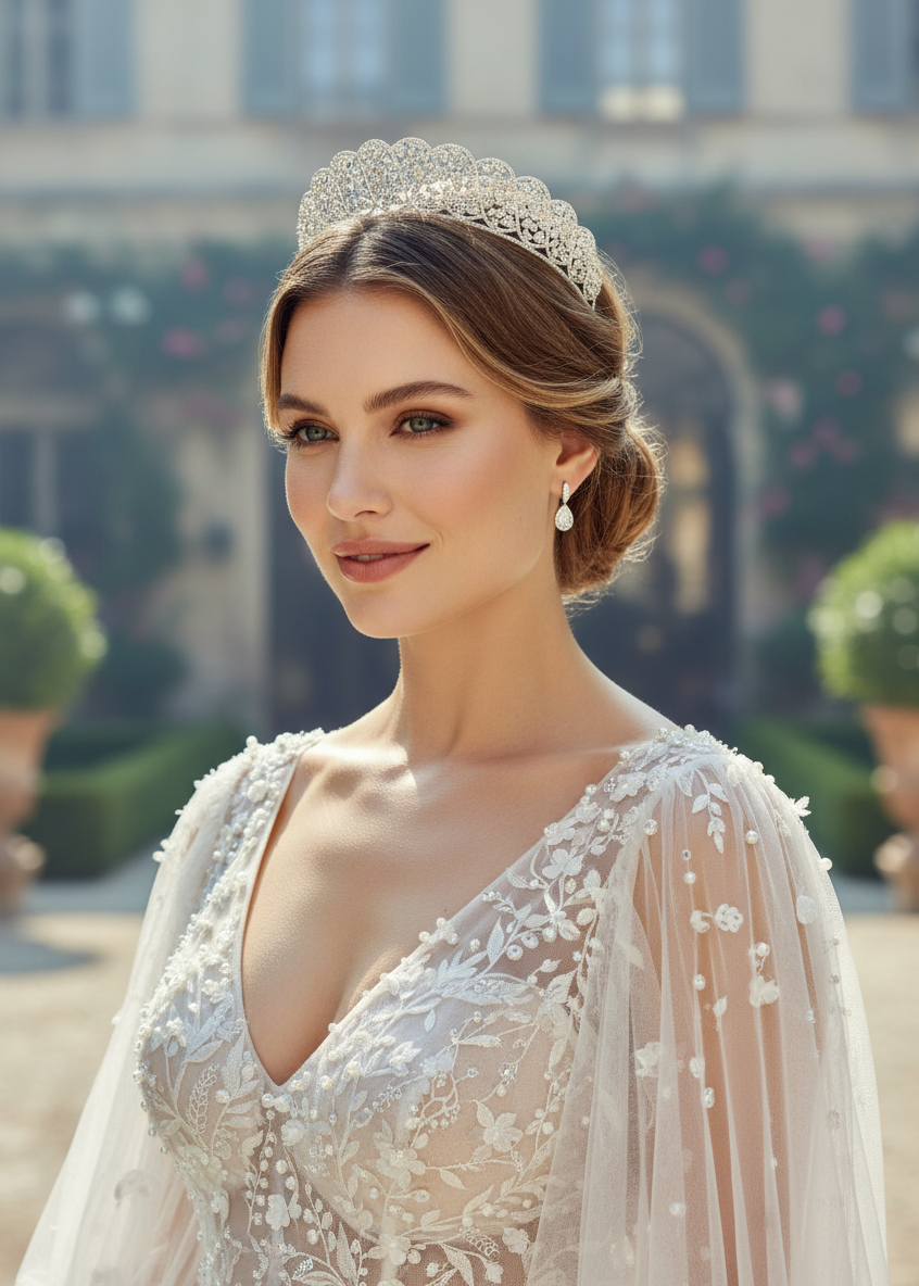 Delphine Grand Tiara