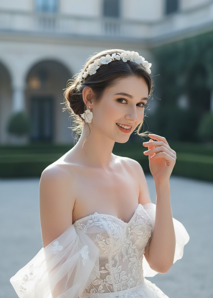 Porcelain Bloom Headband