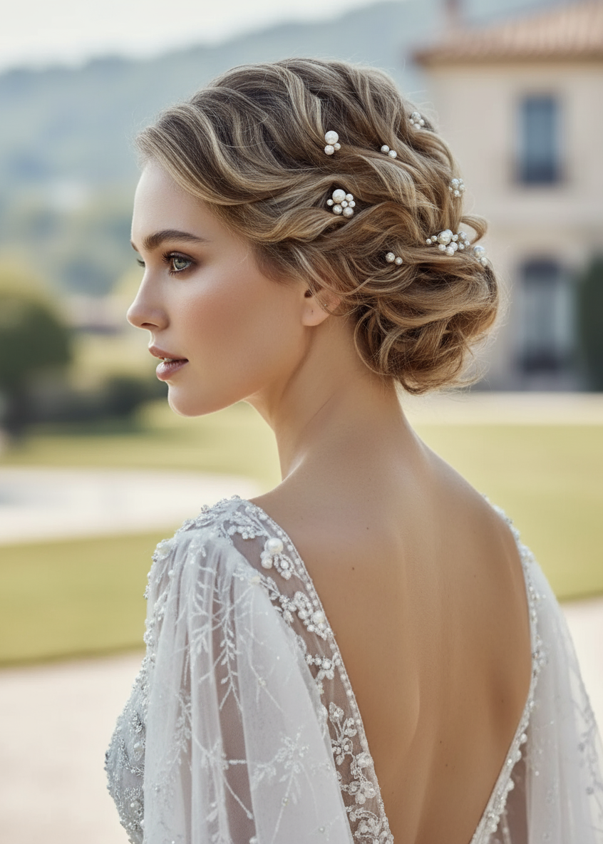 Lustre Pearl Pin Set